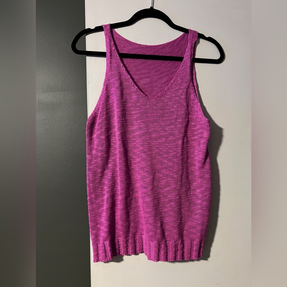 Purple/magenta sweater tank